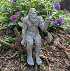 Bigfoot Peace Sign Sasquatch Statue 10 inch H Shelf Sitter