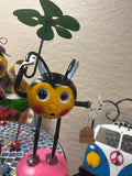 18" Bee holding flower umbrella