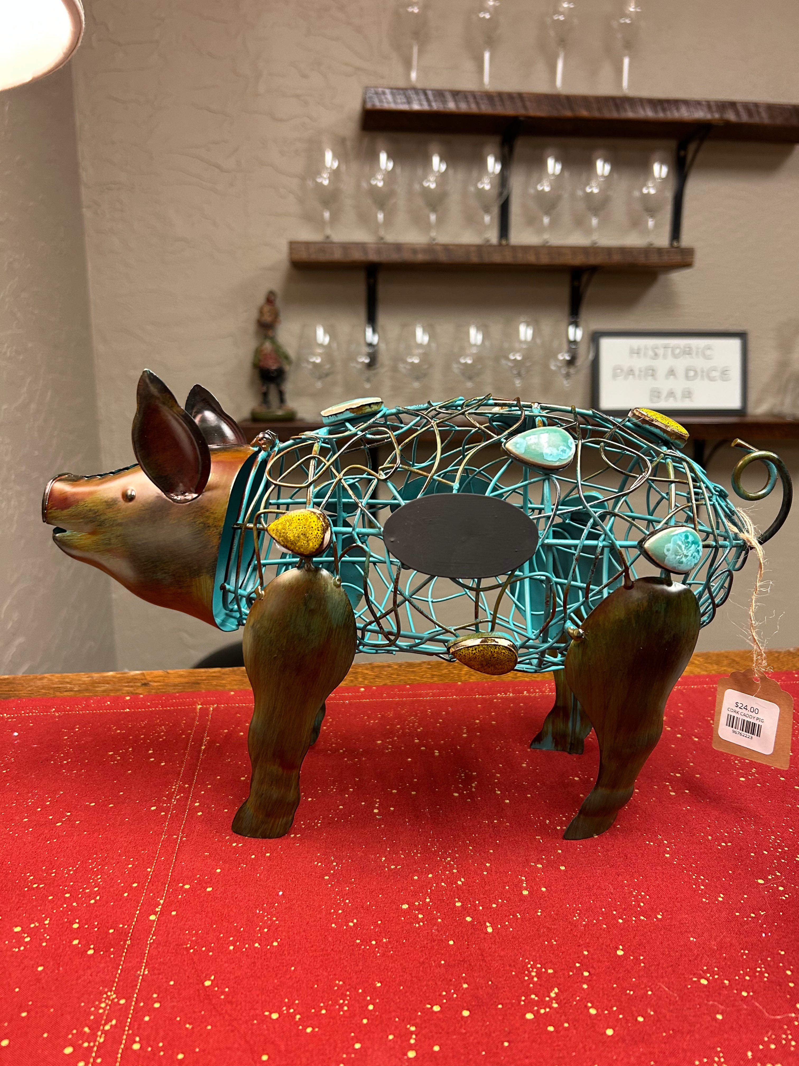 CORK CADDY PIG