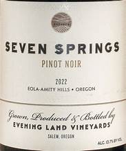 Evening Land Seven Springs Pinot Noir 2022
