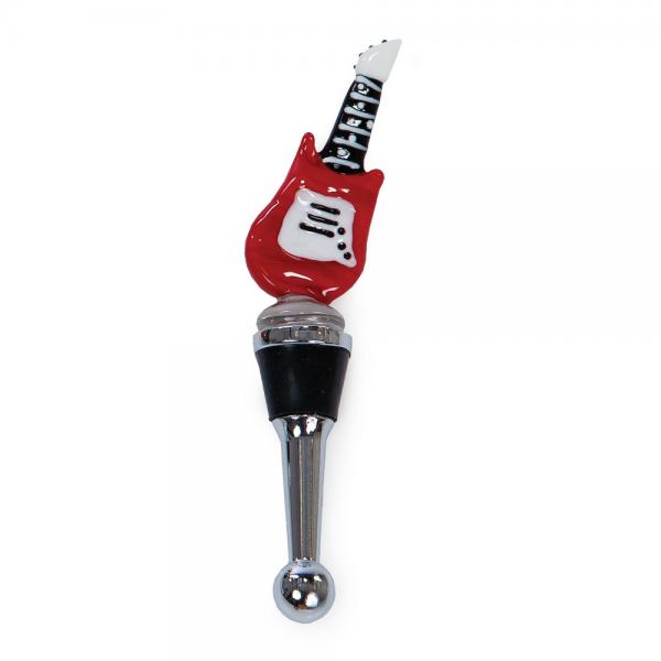 Guitar bottle stopper