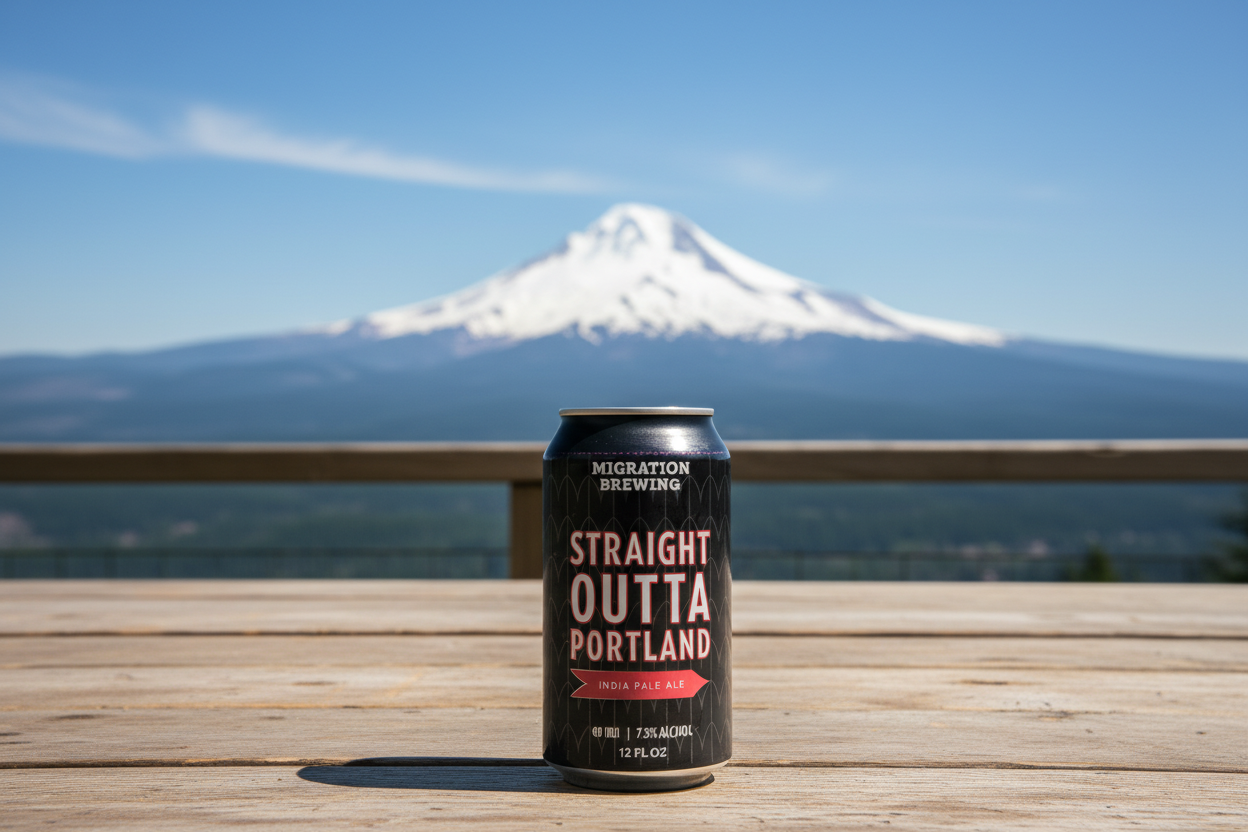 Straight Outta Portland IPA Beer Migration Brewing