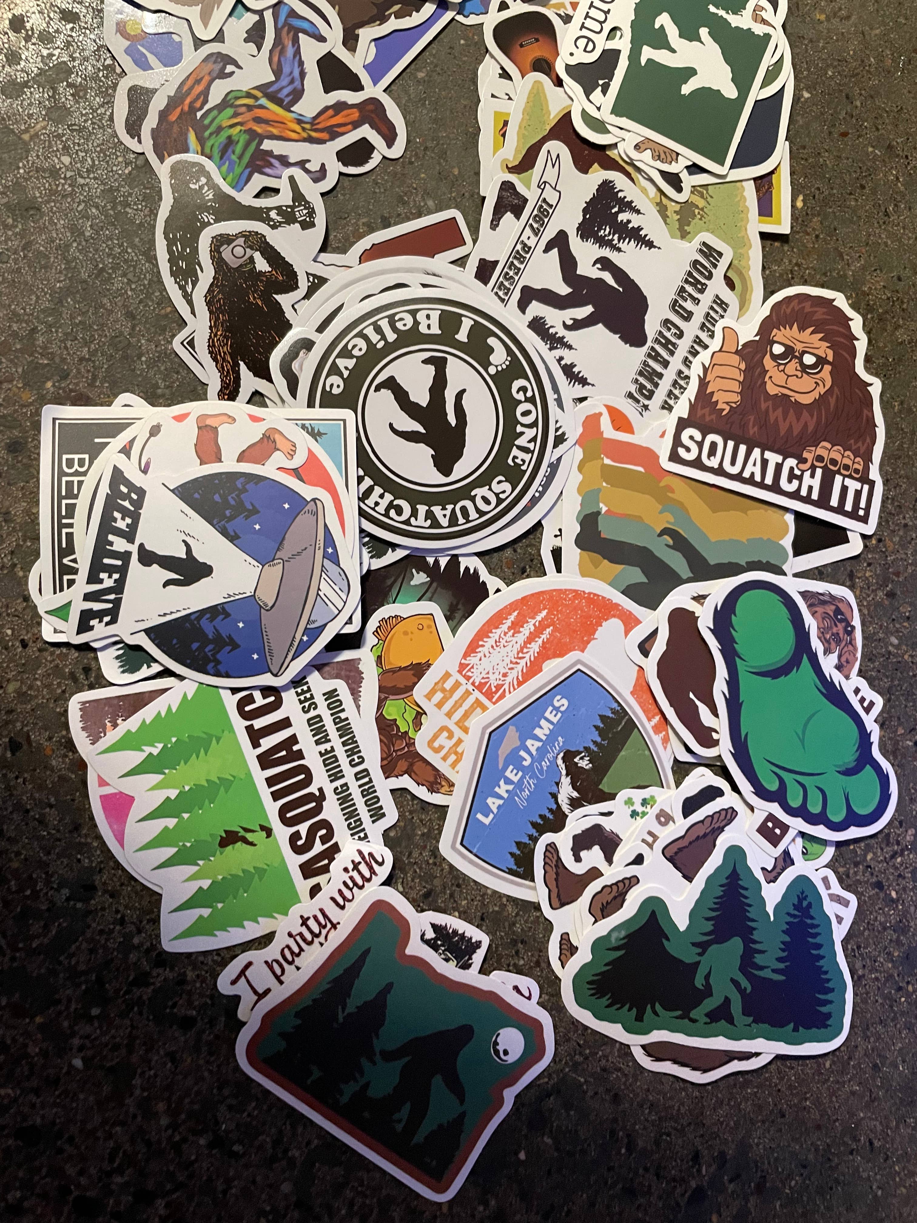 Bigfoot stickers 100-pack (Random)