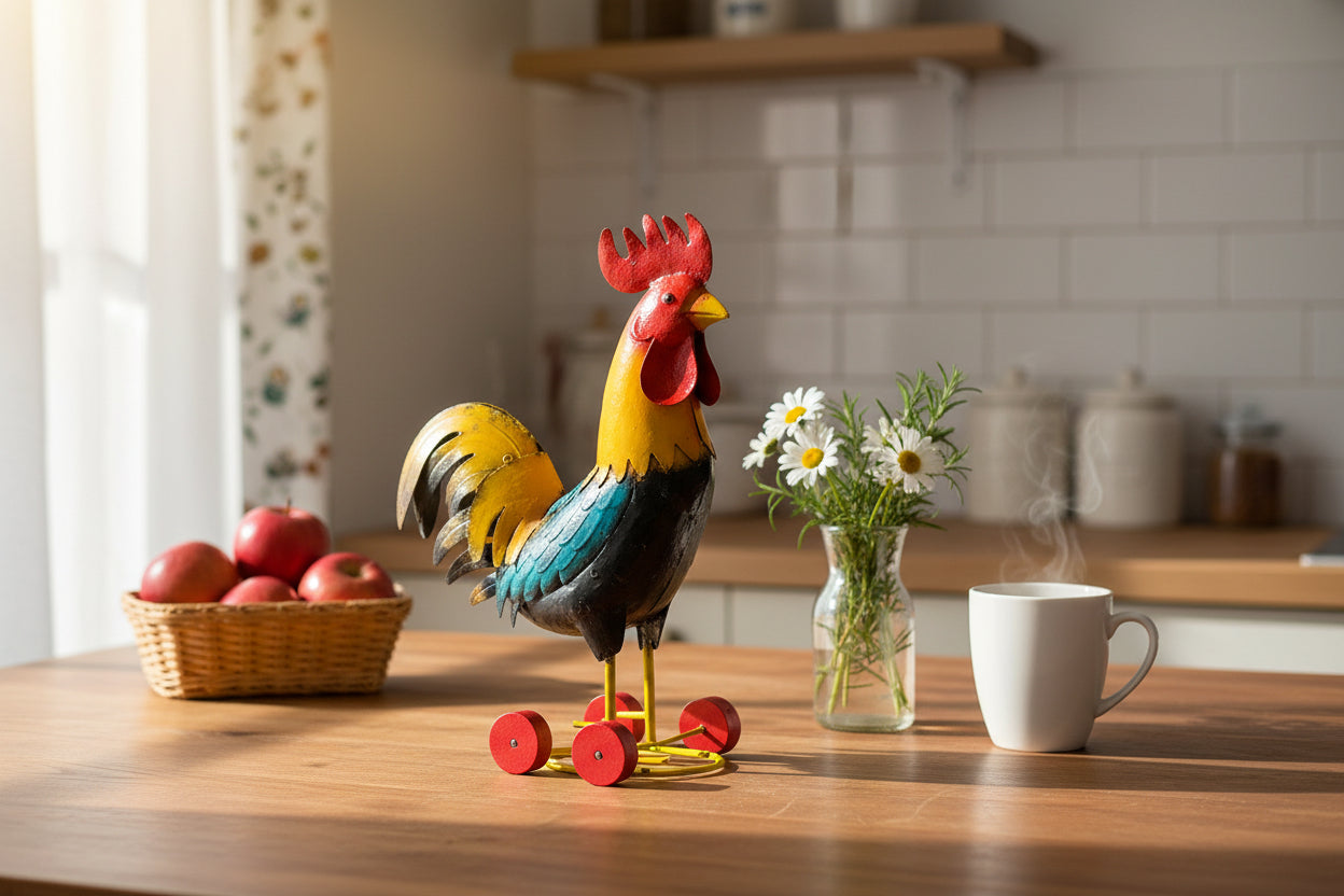 Colorful Rooster 18"