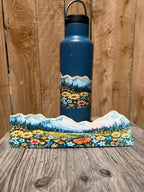 Wildflower Mountains Sticker Wrap - dishwasher safe