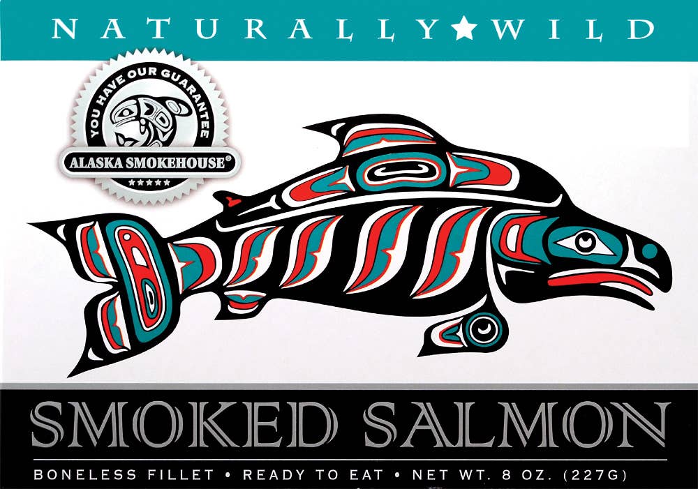 8oz Smoked Salmon Fillet Native Design
