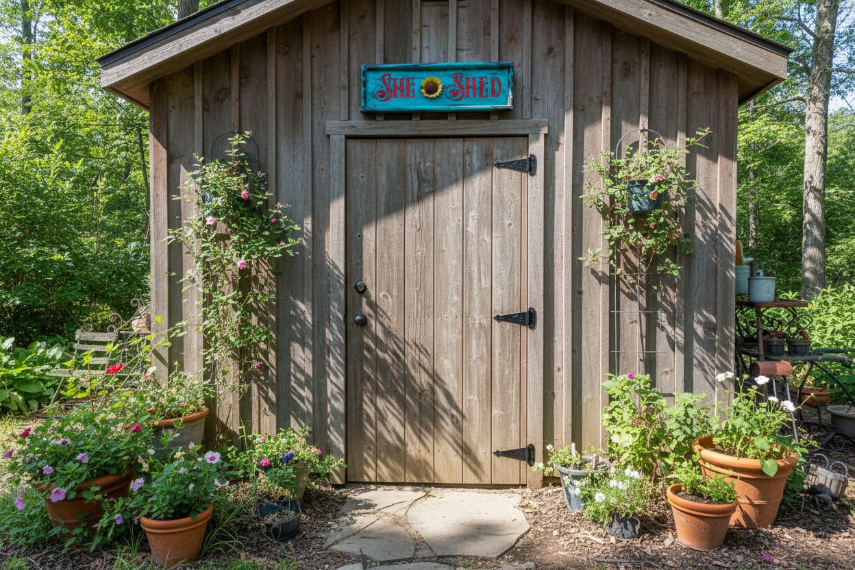 She Shed Sign 36x11