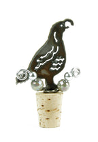Quail Wine Stopper Kitchen Barware Wine lover Rustic Metal