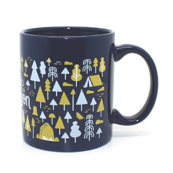 Oregon Burst Mug | Navy