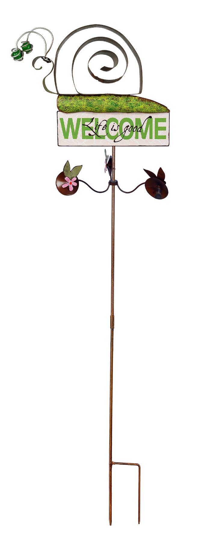 Enchanted Garden Snail Spinner Motion Garden Stake