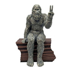 Bigfoot Peace Sign Sasquatch Statue 10 inch H Shelf Sitter