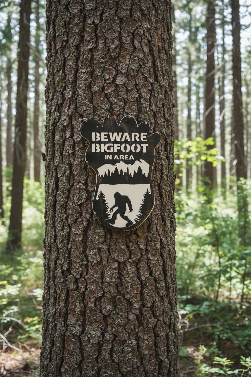 Beware Bigfoot in Area 18x12