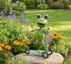 Frog Riding a Scooter Mtl Art