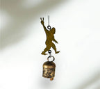 Bigfoot wind chime Peace sign