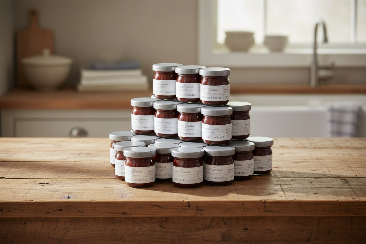 Cranberry Cherry Cabernet - Mini Jam 1.5oz