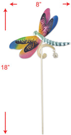 Dragonfly Plant Pick, multi color