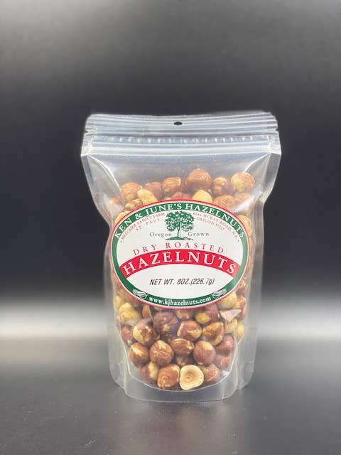 8oz Dry Roasted hazelnuts