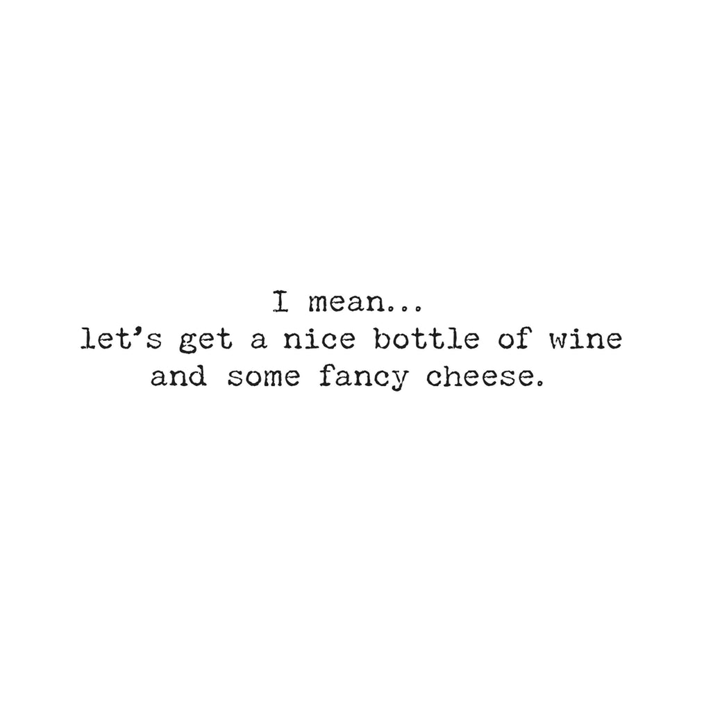 Wine & Cheese Greeting Card