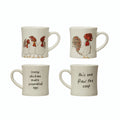 Crazy Chickens 8oz Stoneware Mug