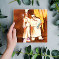 Art Tile Two Chefs 8x8 Trivet Hot Plate