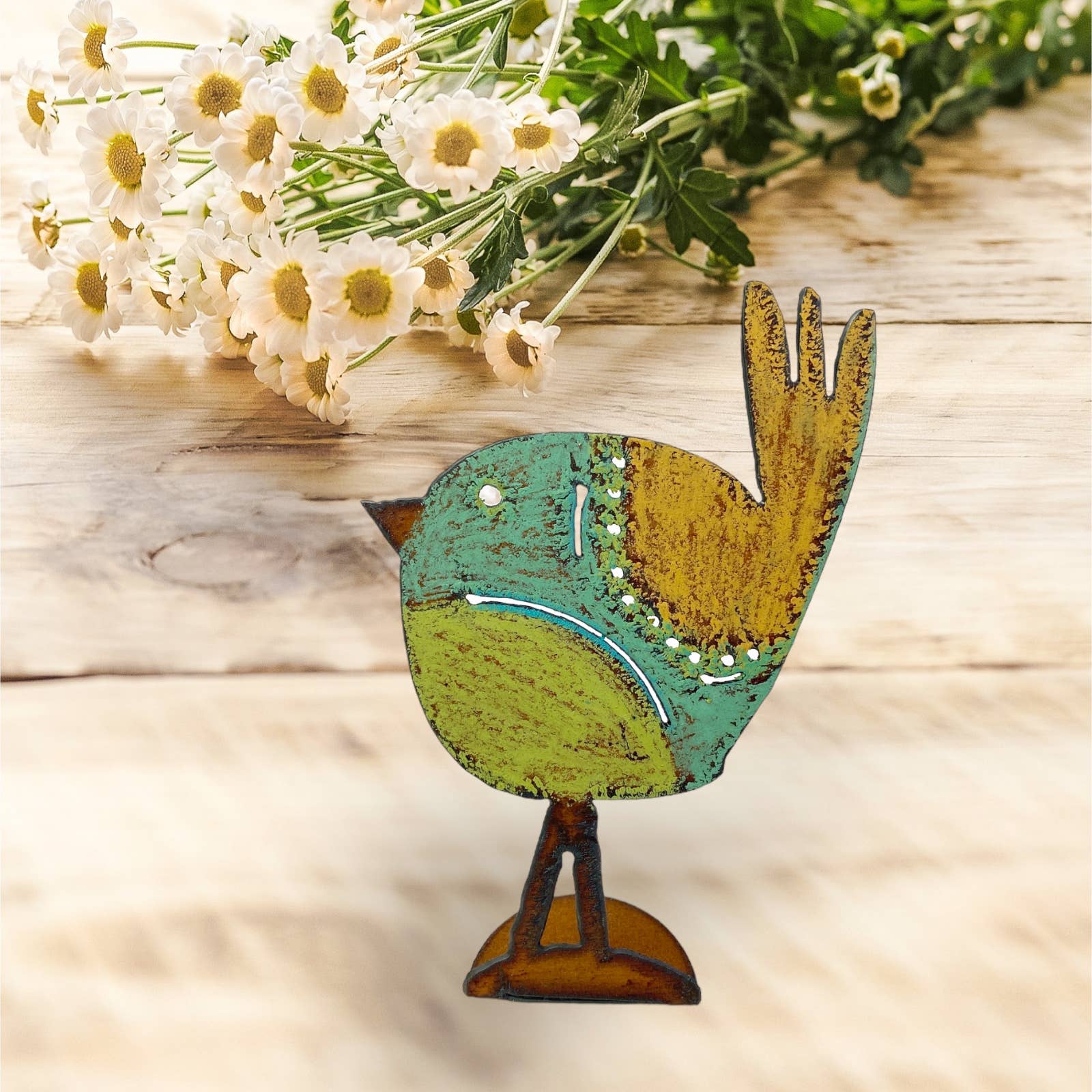 Standing bird garden Easter recycle eco friendly spring USA