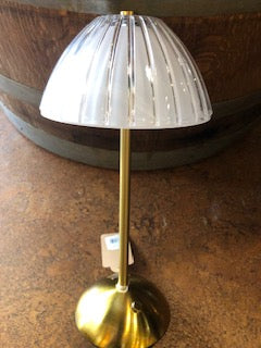 Faux Glass LED Table Lamp