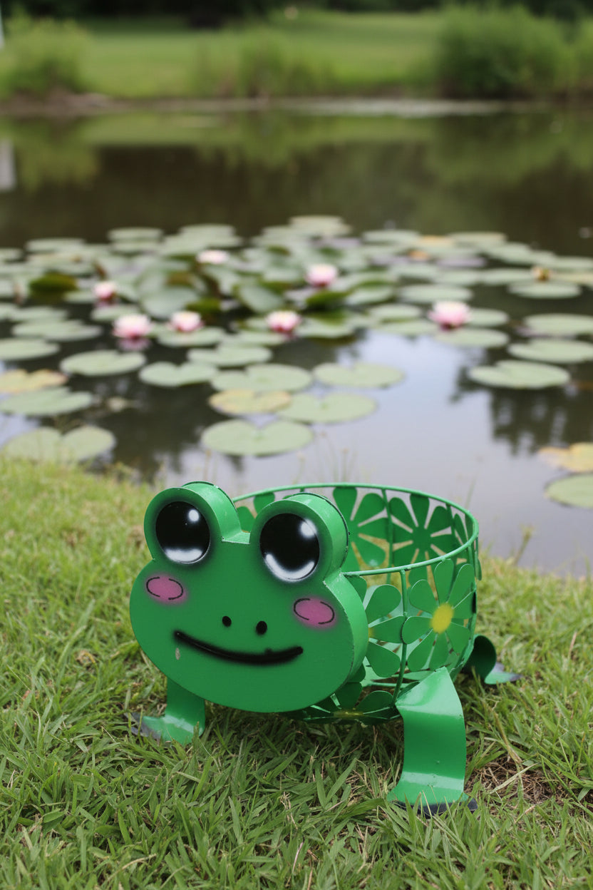 Frog plant stand - Large