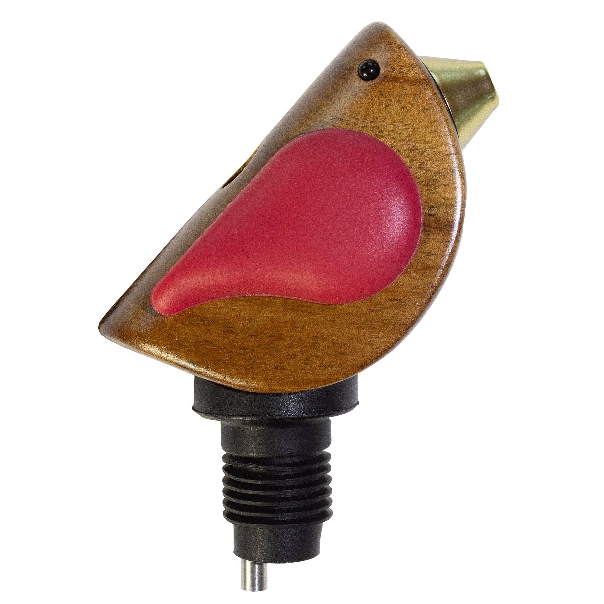 Songbird Specialties® "Singing" Wine Bottle Pourer, Red