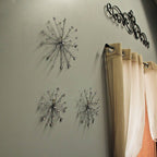 Jeweled Metal Sunburst Wall Decor