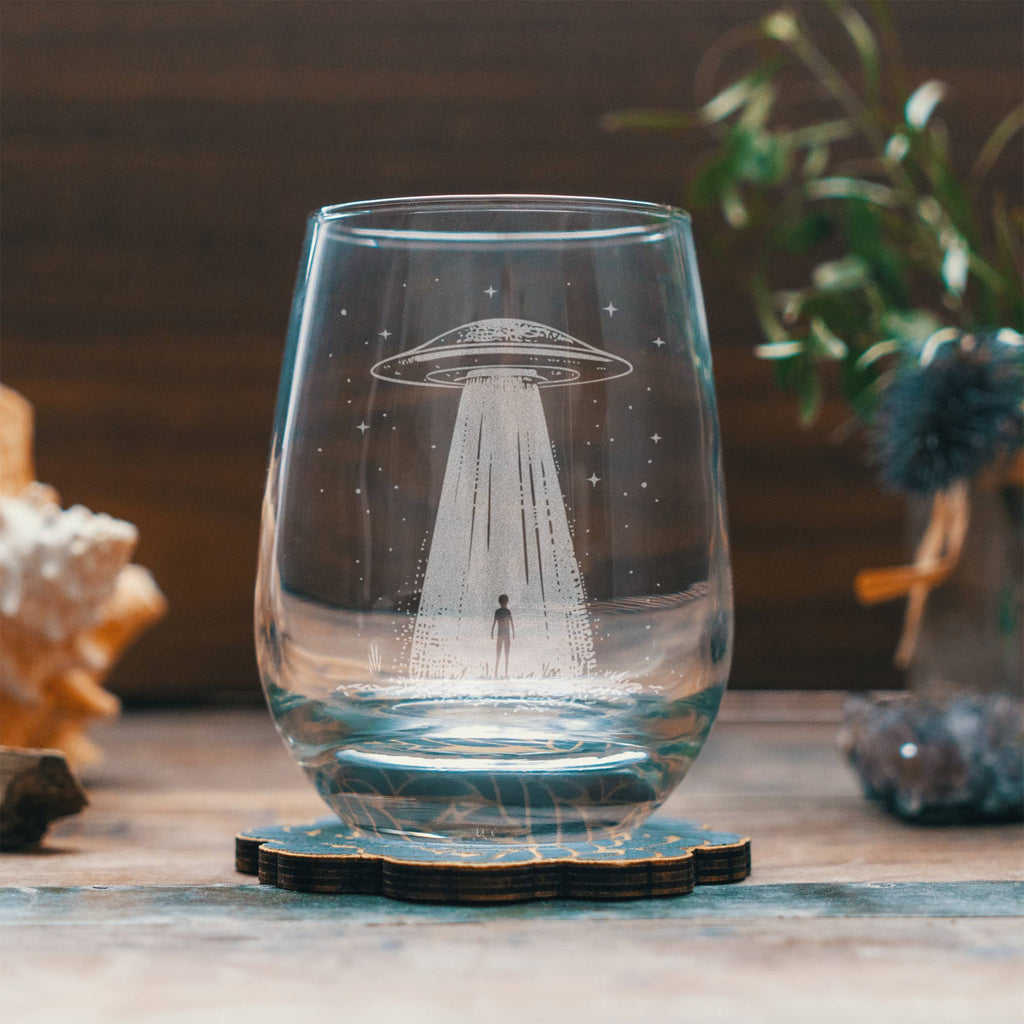 UFO Alien Glass