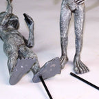 Standing Alien "Peace & Quiet" 10 IN Tall Garden Stakes