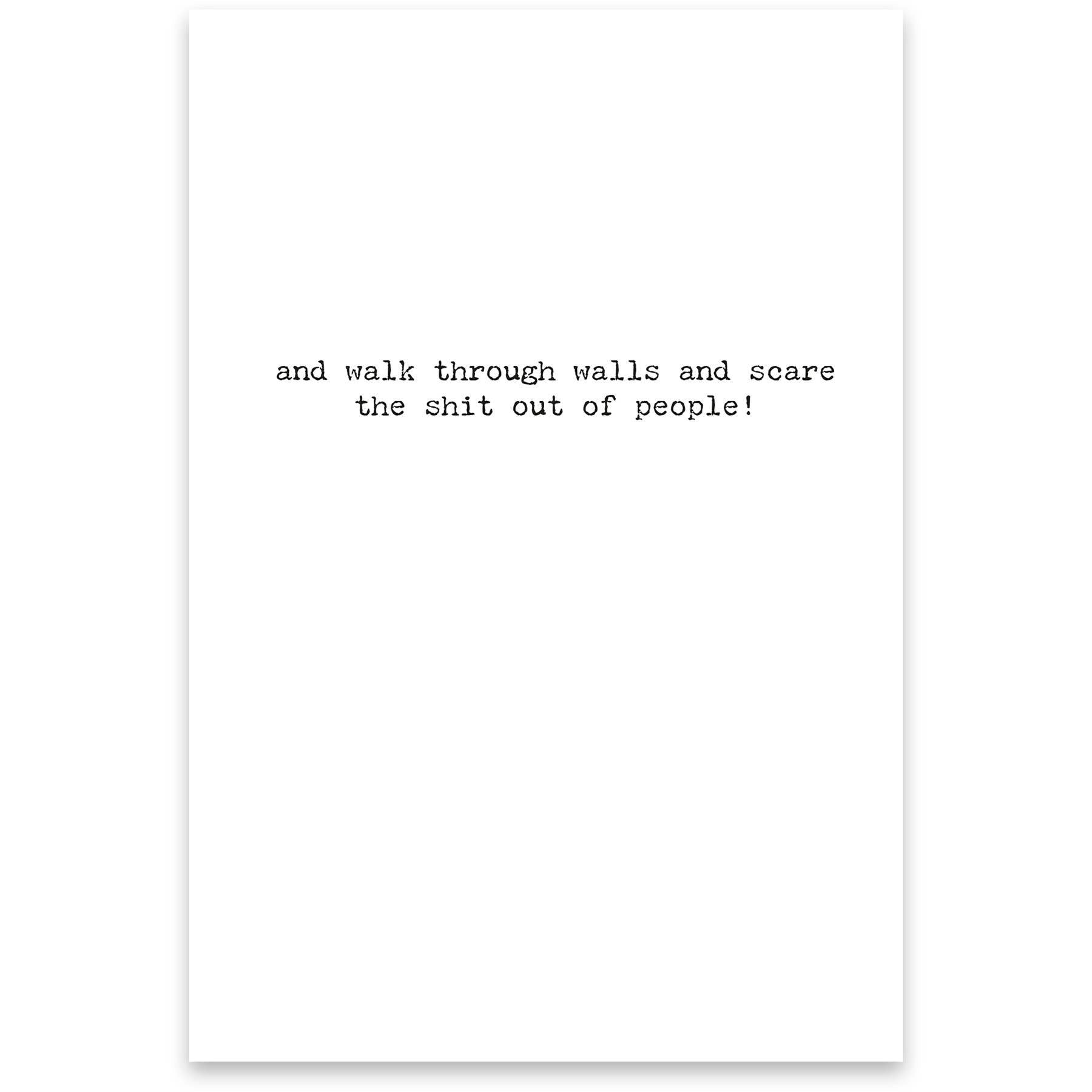 Ghost Friends Greeting Card