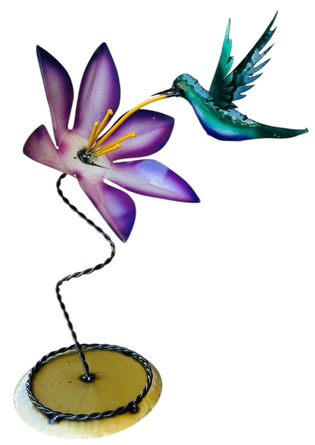 Flower with Hummingbird Asstd. Colors