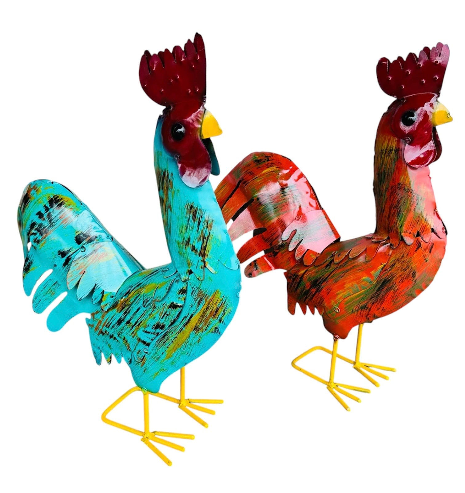 Medium Colorful Rooster