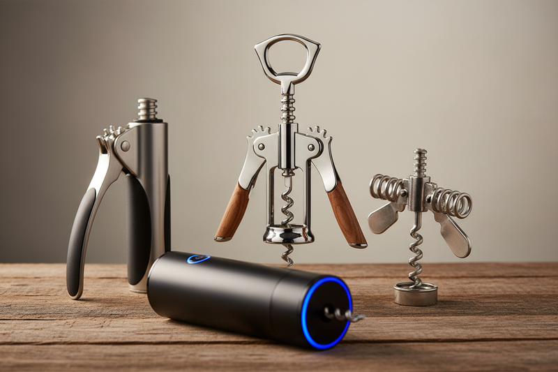 wine bottle corkscrew and other bottle openers
